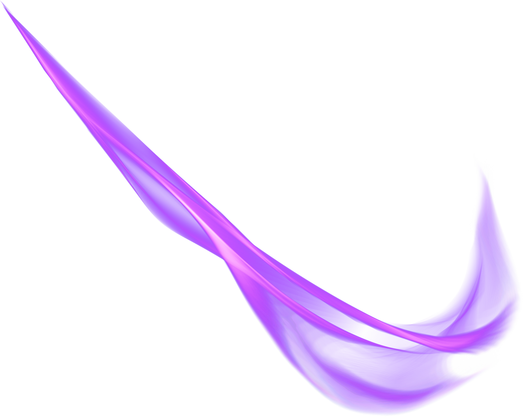 Purple Fire Curve Line